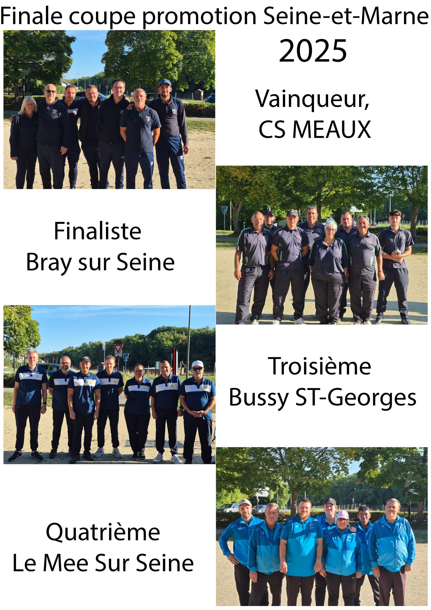 Lire la suite à propos de l’article Finale Coupe promotion 2025